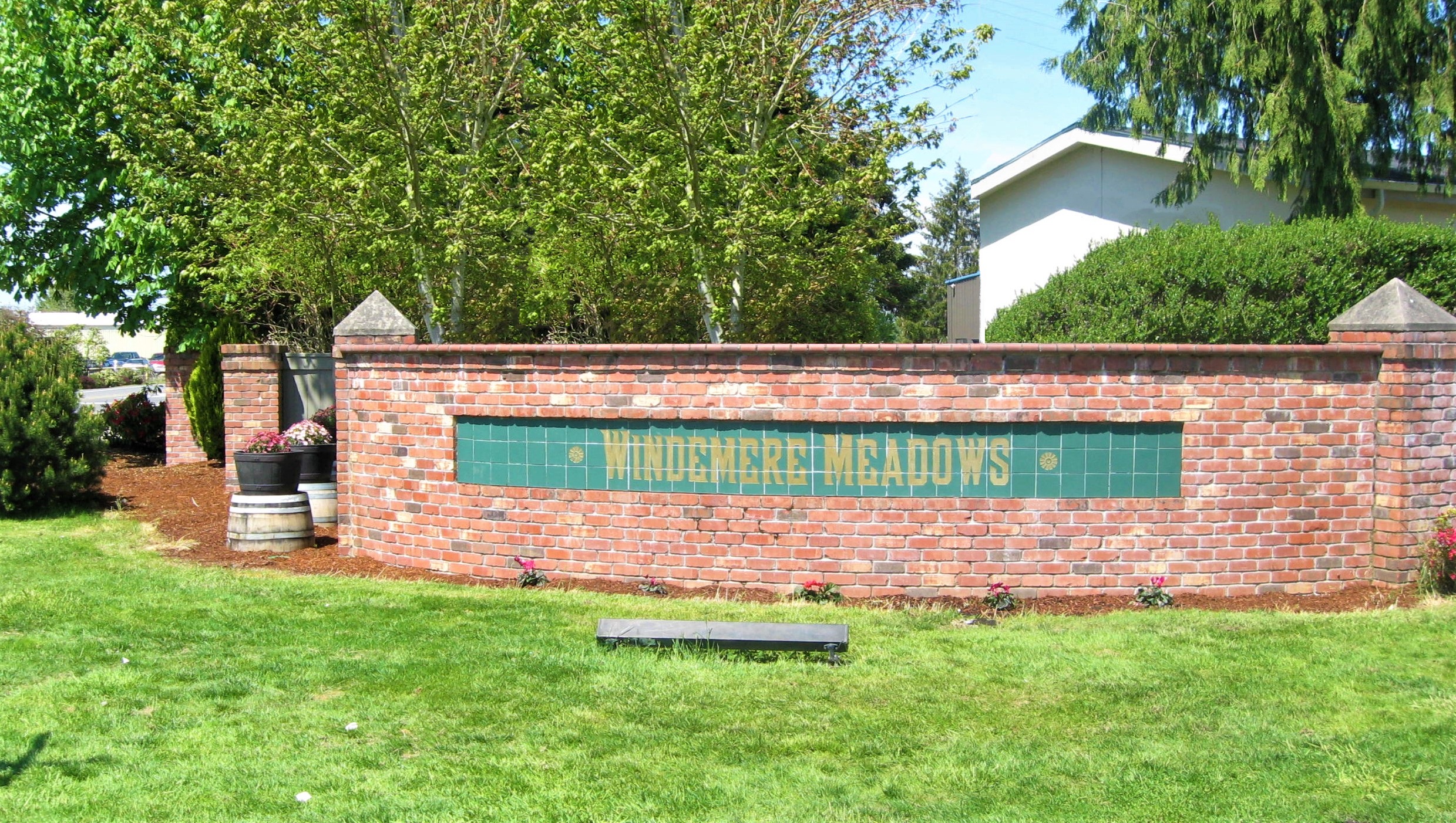 Windemere Meadows entrance sign